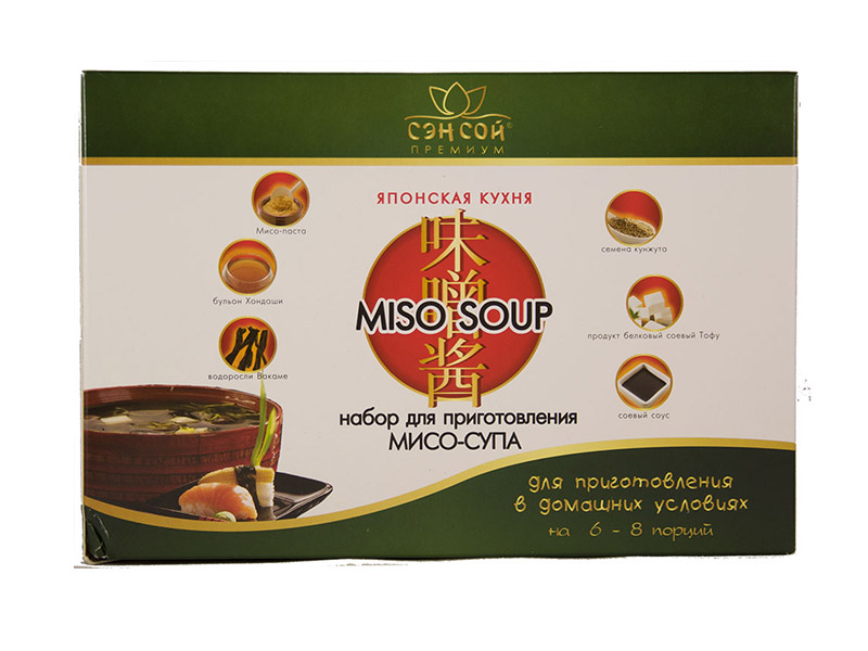 SENSOY Набор для приготовления Мисо-Супа. Премиум 160 г  *5 шт